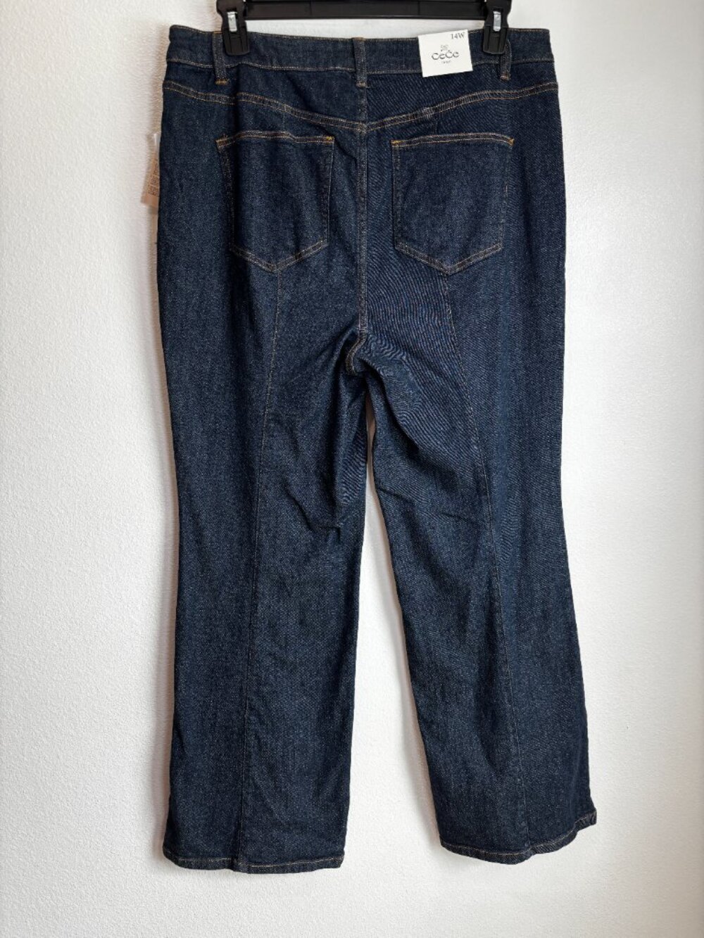 CeCe Wide Leg Denim Pants Blue Size 14W NWT - Picture 5 of 9